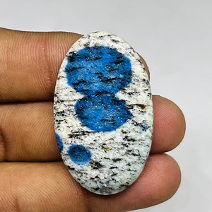 K2 Jasper Cabochon: Natural Azurite Granite Gemstone (37 Carat) - Etsy