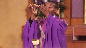 Norwood Priest Celebrates Televised Catholic Mass