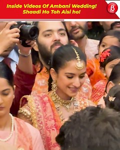 Inside videos from the Ambani Wedding! A look inside the most expensive wedding in India. Anant Ambani and Radhika Merchant had their Mameru Ceremony in Mumbai ahead of their wedding on 12th July. The Ambanis put grand in grandeur with this pre-wedding festivity. | Bollywood Bubble - Features
