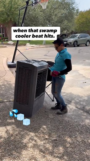 This is our secret weapon for surviving those brutal Austin job sites. Commercial swamp cooler and a hose. ☀️➡️🧊💨❄️ How are you beating the heat this week? #womenwholandscape #LandacaperLife #thelandscapeHER #bluecollar #austinxeriscape #austinlandscaper #austinsmallbusinessowner #WOSB #womenintrades | Good Neighbor Lawn & Landscaping