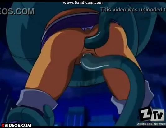 Raven and Starfire fucked by Tentacles full