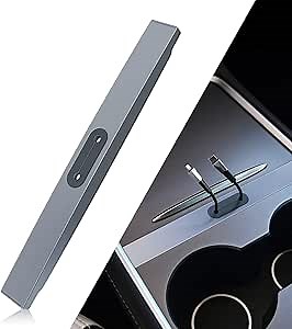 MekedeTech USB Cable Hole Holder for Tesla Model 3 Model Y 2021 2022 2023,Center Console USB Organizer,Charging Data Cable Hole Hub Storage,Central Control Threading Box
