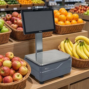 [Hot Item] Smart Ai Scale Label Printing Scale with Ai Recognition Camera and Barcode Printer