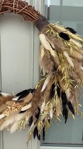 DIY Dried Flower Wreath Kit: Pampas Grass & Bunny Tails (30cm) - Etsy