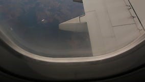 Earth View from the Plane stock video. Video of calm - 128509761