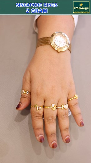 73K views · 635 reactions | SINGAPORE RINGS | 2 GRAM FOR ONLINE PURCHASING -- 9846361916 / 9846362916 FOR ONLINE SCHEME ENQUERY -- 9846124916 #trending #viral #instagram #love #explorepage #explore #instagood #fashion #follow #tiktok #like #likeforlikes #followforfollowback #photography #india #trend #instadaily #memes #music #style #trendingnow #reels #foryou #likes #photooftheday #model #beautiful #bollywood #bhfyp #instagram#singapure #rings | Nakshathra 916 Gold and Diamonds | Facebook