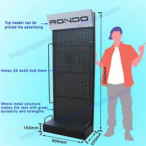[Hot Item] Perforated Fashion Accessories Display Exhibition Pegboard Stand for Retail Store