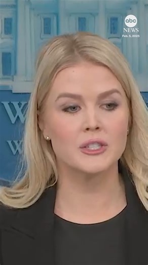 When asked if Pres. Trump would remove Palestinians from Gaza by force, Karoline Leavitt tells ABC News' Mary Bruce that Trump "is prepared to rebuild Gaza for Palestinians and all people in the region — peace-loving people who want real economic development." https://abcnews.link/BUsc56P?utm_source=facebook&utm_medium=social&utm_campaign=dhfacebook&utm_content=app.dashsocial.com/abcnews/library/media/498668191 | ABC News