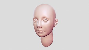 Female Head Base - Download Free 3D model by CoryRichards