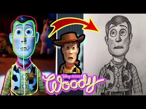 How to Draw Woody from Toy Story 2 😱 easy way#toystory