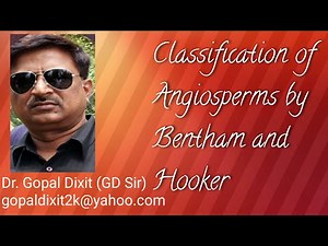 Bentham and Hooker System of classification