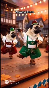 230K views · 3.7K reactions | German pug dance | Pug Philosophy | Facebook