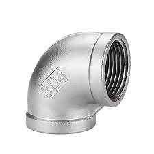 [Hot Item] DN25 Stainless Steel Female Threaded Elbow 2 Inch 90 Degree Elbow