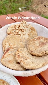 Ready to add another whole wheat homemade item to your repertoire? This Whole Wheat Naan won’t disappoint! . Don’t try to do all the things at once! Start with one thing at a time, master it, and add another that will be of value to your family. . Here’s a rundown of the process. Step 1: Combine yeast, sugar, and water until foamy; then add buttermilk and starter. Step 2: Stir in flour and remaining ingredients. Step 3: Let dough rest for at least 3 hours or up to 2 days. Step 4: Pour dough onto