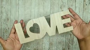4.7K views · 372 reactions | Grab this LOVE sign from Dollar Tree to create a cute craft that you can gift for any occasion! | She So CraftDee | Facebook