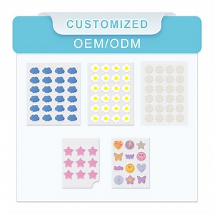 [Hot Item] Chinese Manufacture Cute Face Design Hydrocolloid Acne Patch Facial Spots Healing Acne Pimple Patch