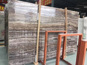 [Hot Item] Silver Travertine Slab for Pool Paver and Coping Tile