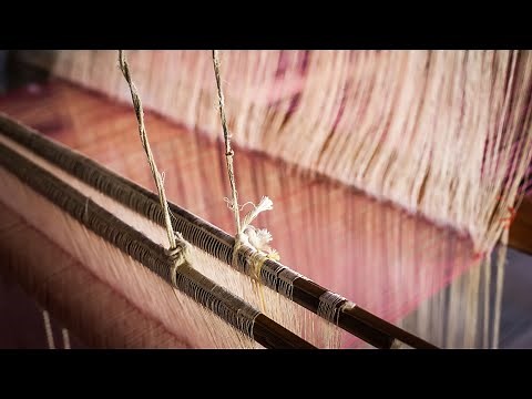 Fine Weaving Technique ।। Watermark Weaving in a Jacquard Loom