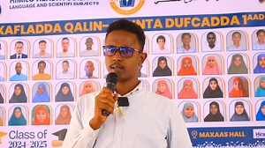 Ku dhawaad 50 Arday oo dhammeestay barashada Caafimaadka oo munaasabad sagootin ah lagu sameeyay dagmada Maxaas. | Telefishinka Qaranka Soomaaliyeed