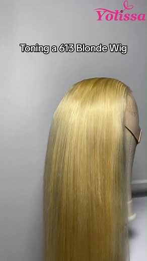 Toning a 613 blonde wig🤩 Enjoy your blonde moments sis✨ ⏰Early Autumn Sale🤩 🎉Extra $30 off for the top 613 wigs🥳 😇Extra 10% Off With Code WEARGO ⏰$159-$20🌻 $279- $30🍃 $399- $50🔥 $659- $80🔥 Love your life, Love Yolissa Hair💖 Click my bio link or Comment for the hair link!😍 . . . #yolissahair #fyp #humanhair #wigtutorial #wigfashion #wiginfluencer #hairstyle #virginhair #613blondewig #wigtutorial #bodywave #haircolor #swisslace #haircut #hairstyle #wigsforsale #straighthair #wiginstall 