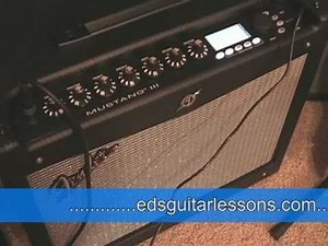 Fender Mustang 3 demo with Fender Stratocaster