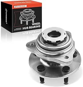 A-Premium Front Wheel Bearing and Hub Assembly with 5-Lug Compatible with Ford Ranger 1998-2000 & Mazda B3000 1998-2000, B4000 1998-2000, 4WD & 2-Wheel ABS Only
