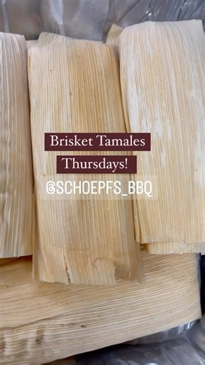 Making Homemade Brisket Tamales~Available on Thursdays~ | Schoepf's BBQ