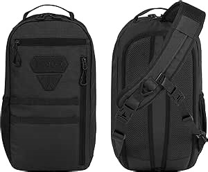 Tactical Sling Backpack 12L, MOLLE Small Tactical Backpack, EDC Military Sling Bag, Water Resistant