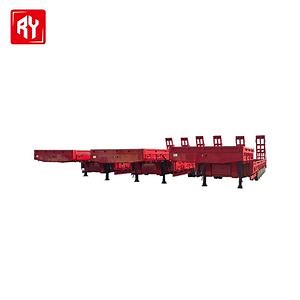 [Hot Item] Extendable 3-Axle Low Bed Trailer 40FT Low Bed Semi-Trailer