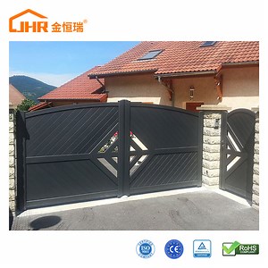 [Hot Item] Customizable Steel Archway Farm Fence Gate with Electric Opener