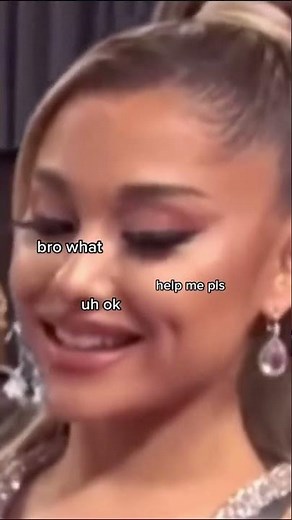 Ariana Grande in awkward situation #1 tiktok ari.vogue