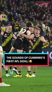 Cumming's First AFL Goal: The Sounds You Won't Forget!
