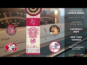 MLB 1976 10 21 World Series G4 Yankees at Reds