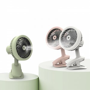 [Hot Item] Mini Spray Fan Humidifier Charging Table Desk USB Fan