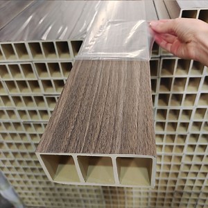 [Hot Item] Easy Install Waterproof WPC Wood Plastic Composite Square Hollow Timber Tube