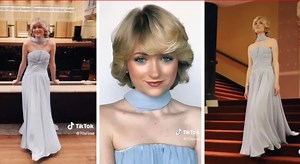 Rose Nora Anna, la tiktoker che imita Lady D (con tanto di stilista e parrucchiere) diventa virale