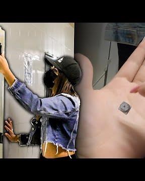 Descubrí una cámara oculta en el baño de mujeres