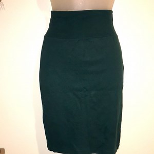 American Apparel Slim Pencil Skirt. Color Hunter Green. Size Small Womans.