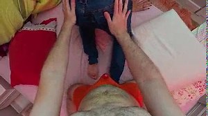 Dry humping until it's WET! And creamy Doggystyle grinding in jeans