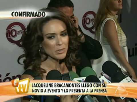 Jacqueline Bracamontes presentó al galán