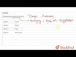 Characteristic autonomy occurs in