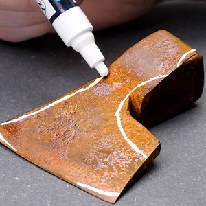 8.9M views · 14K reactions | Transforming rusty Axe into an Viking Hatchet! | Crafty Panda | Facebook