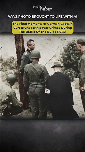WW2 Photo Brought to Life: Final Moments of German Captain Curt Bruns For The Battle Of The Bulge