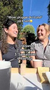 Vi testar våra skådiskunskaper! "Wow, pluggar du i Lund" på fyra sätt.💙🕺🏼 #lundsuniversitet