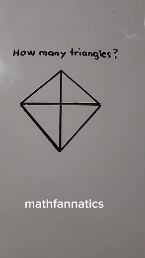When there are 2 baselines at the same point. #triangle #learning #counting #mathskills #fypシ #exampreparation #CSE | Math Fannatics