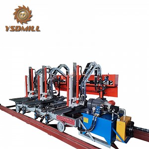 [Hot Item] Yah25-800 Automatic Hydraulic Log Carriage with Vertical Wood Cutting Sawmill Machine
