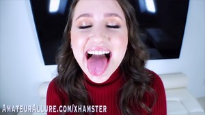 Girl Next Door Lizzie Love Really Enjoys Cock