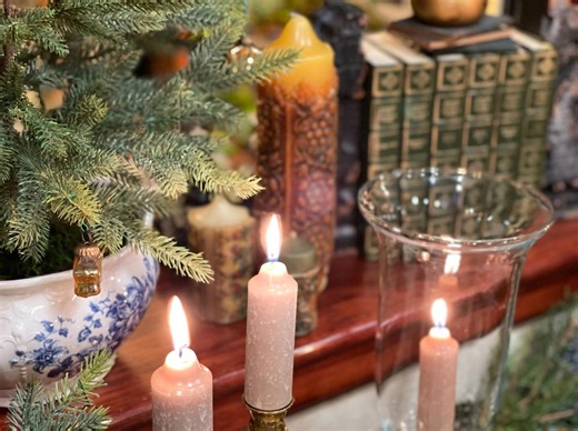 The Magic of Light… Christmas Video Posts Today Over on YouTube.🎄🕯️🎄 | The Little Blue Fly