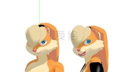 MMD洛拉兔(MMD Lola Bunny)_mmd - mmd角色模型 免费下载 - 爱给网