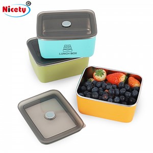 [Hot Item] Stainless Steel Lunch Box Bento Tiffin Compartments Metal Food Storage Container